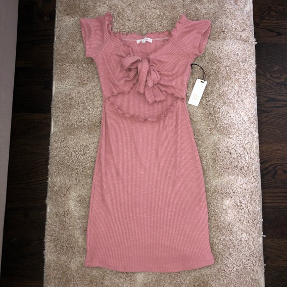 Active USA Dresses & Skirts - Active USA Ribbed Bodycon Dress